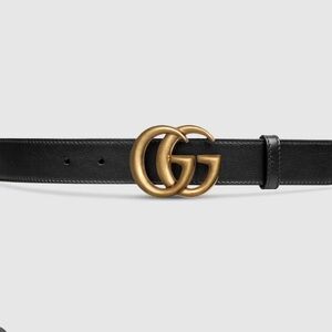 Gucci GG Marmont Leather Belt